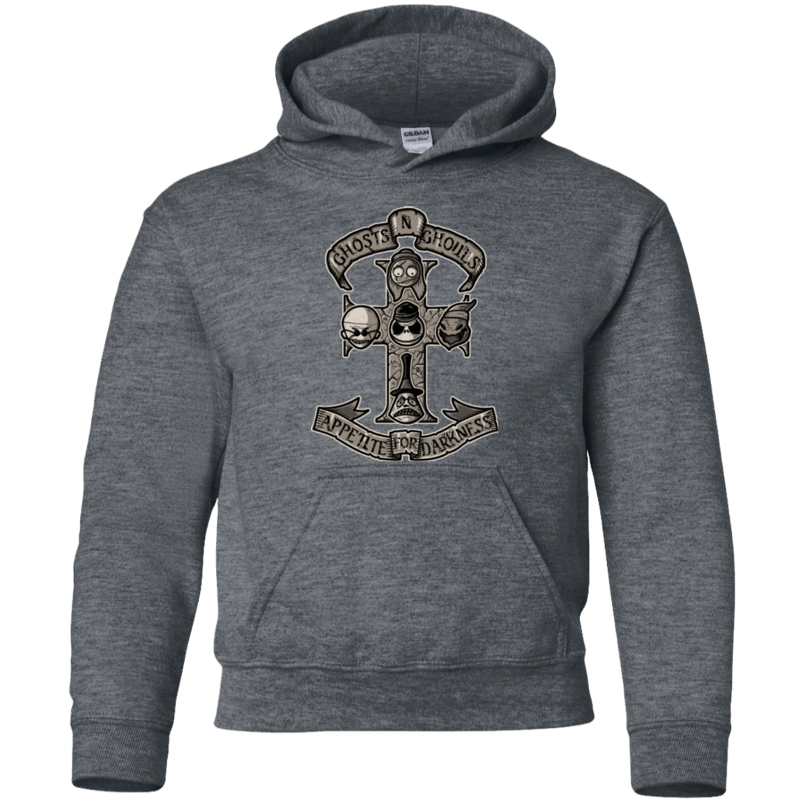 Sweatshirts Dark Heather / YS APPETITE FOR DARKNESS Youth Hoodie