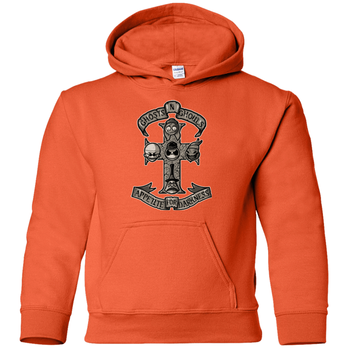 Sweatshirts Orange / YS APPETITE FOR DARKNESS Youth Hoodie