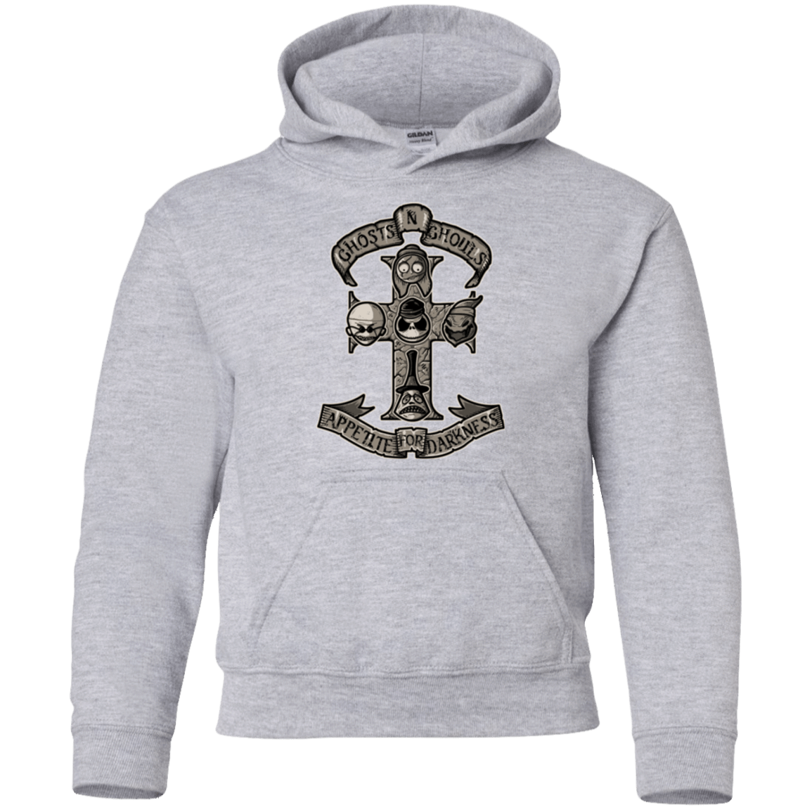Sweatshirts Sport Grey / YS APPETITE FOR DARKNESS Youth Hoodie