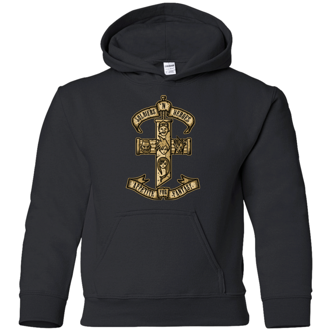 Sweatshirts Black / YS APPETITE FOR FANTASY Youth Hoodie