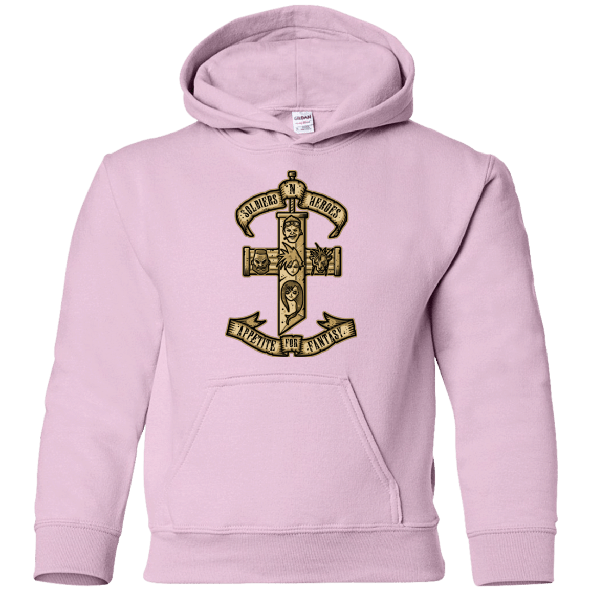 Sweatshirts Light Pink / YS APPETITE FOR FANTASY Youth Hoodie