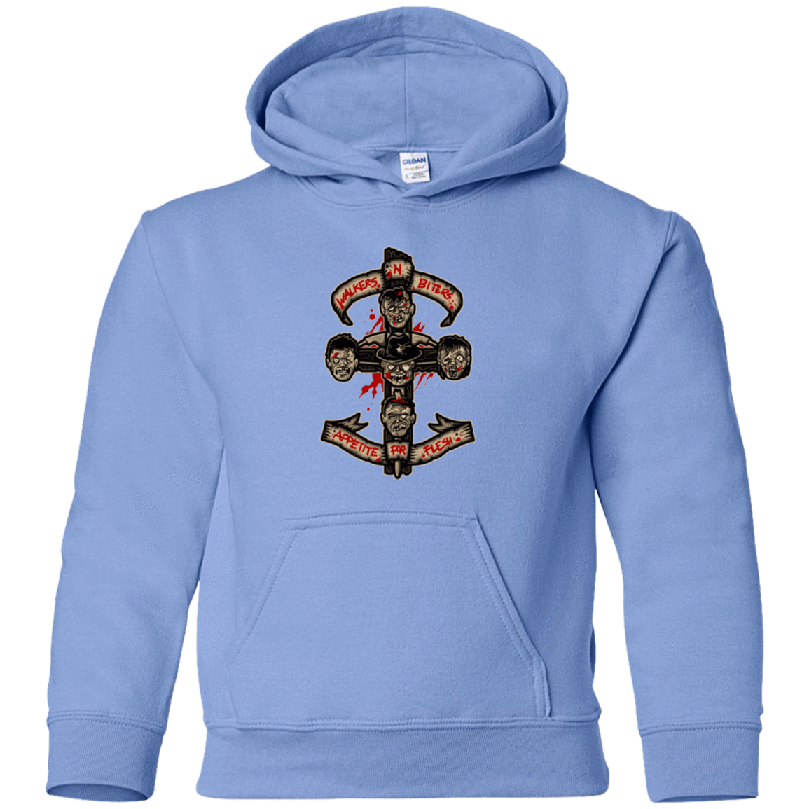 Sweatshirts Carolina Blue / YS APPETITE FOR FLESH Youth Hoodie