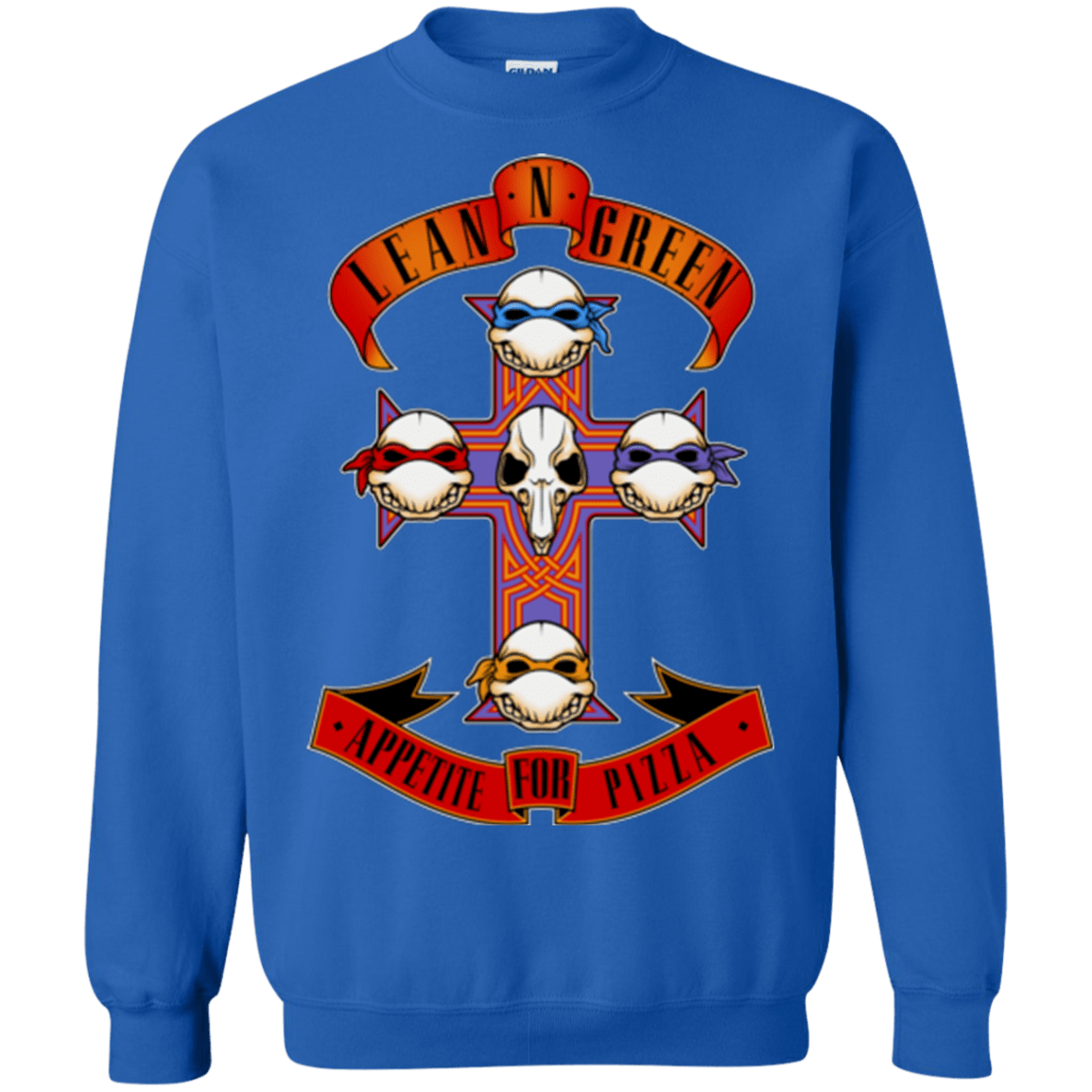 Sweatshirts Royal / Small APPETITE FOR PIZZA Crewneck Sweatshirt