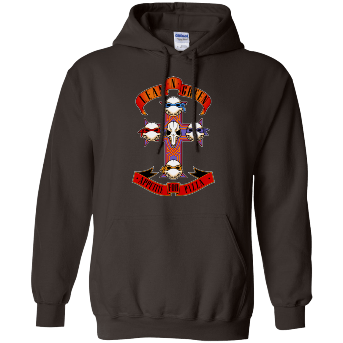 Sweatshirts Dark Chocolate / Small APPETITE FOR PIZZA Pullover Hoodie