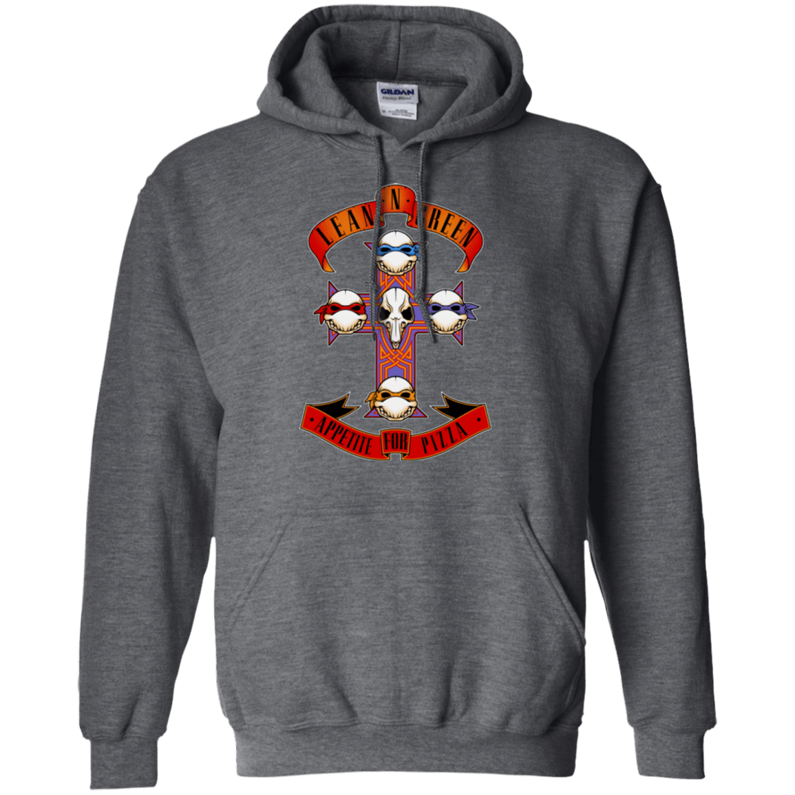 Sweatshirts Dark Heather / Small APPETITE FOR PIZZA Pullover Hoodie