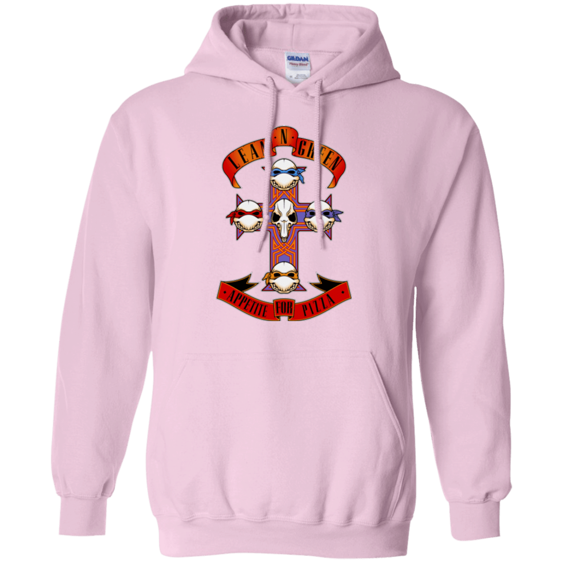 Sweatshirts Light Pink / Small APPETITE FOR PIZZA Pullover Hoodie