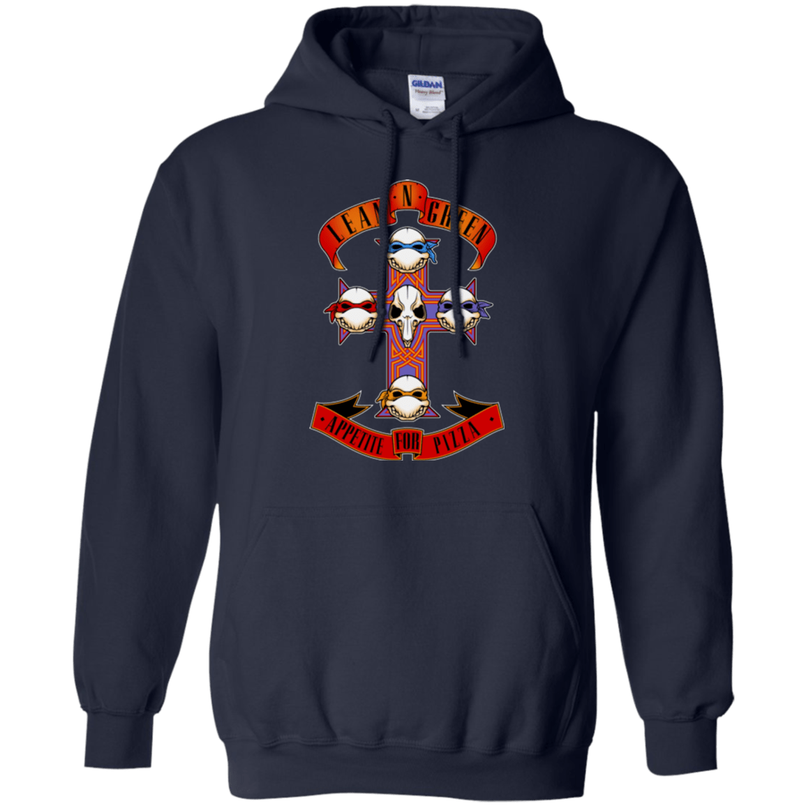 Sweatshirts Navy / Small APPETITE FOR PIZZA Pullover Hoodie