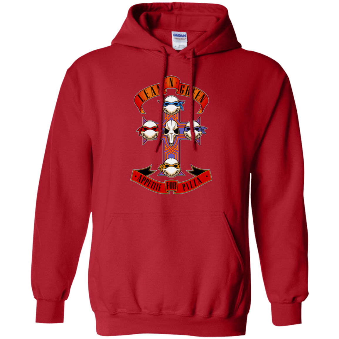 Sweatshirts Red / Small APPETITE FOR PIZZA Pullover Hoodie