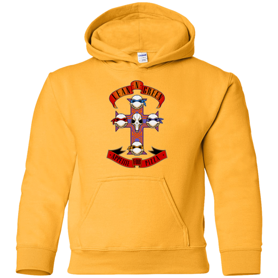 Sweatshirts Gold / YS APPETITE FOR PIZZA Youth Hoodie
