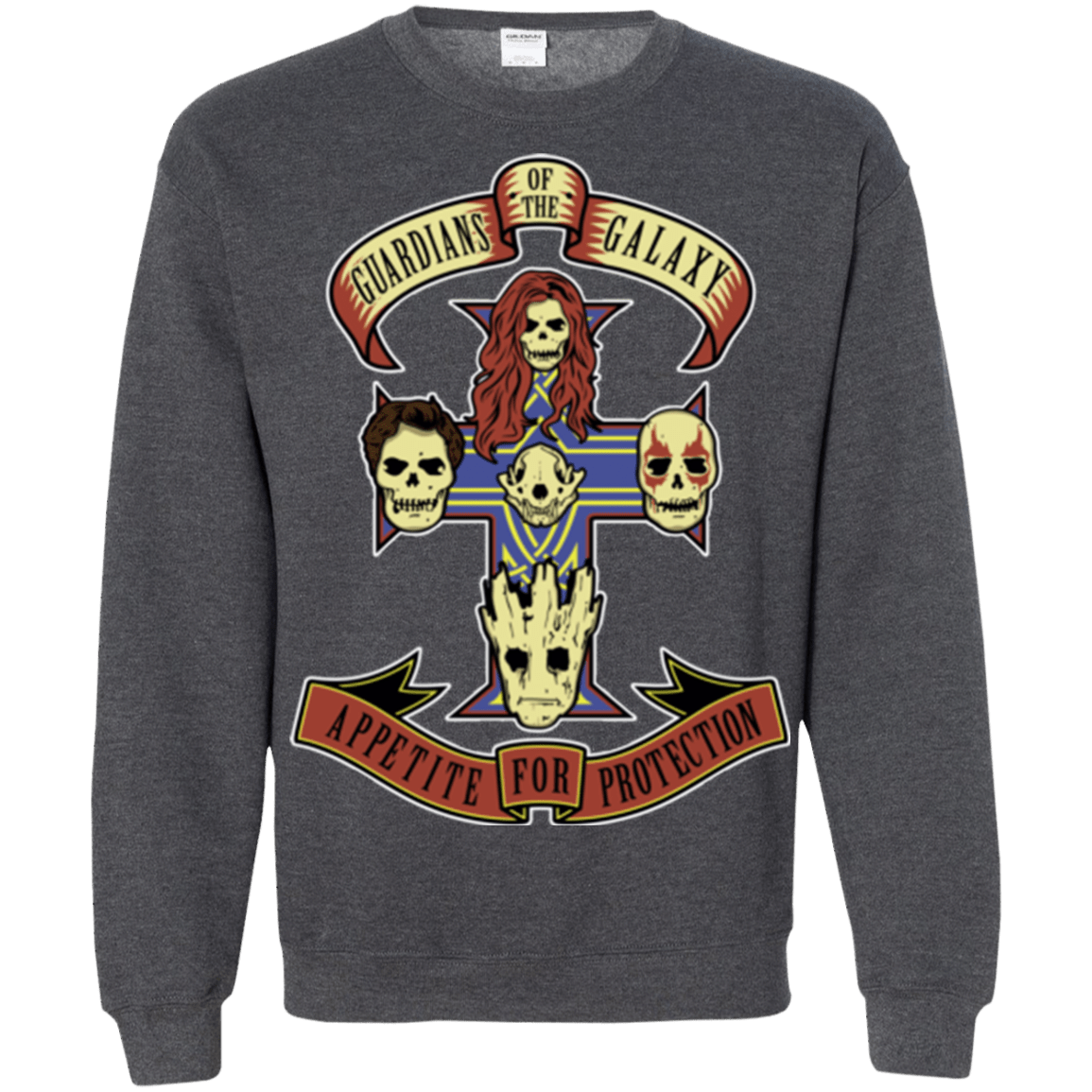 Sweatshirts Dark Heather / Small Appetite for Protection Crewneck Sweatshirt