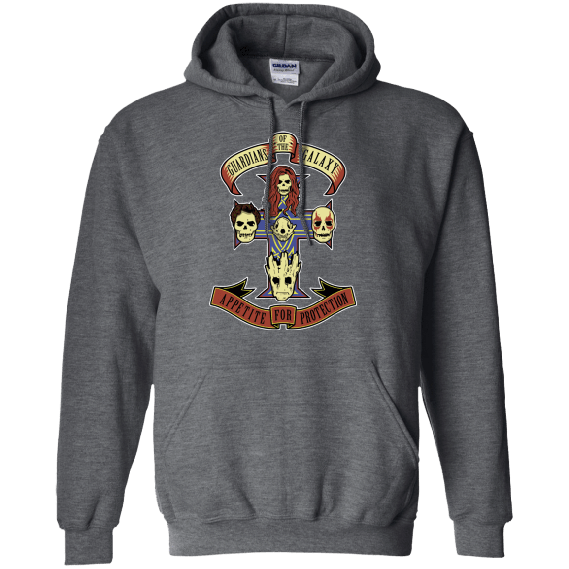 Sweatshirts Dark Heather / Small Appetite for Protection Pullover Hoodie