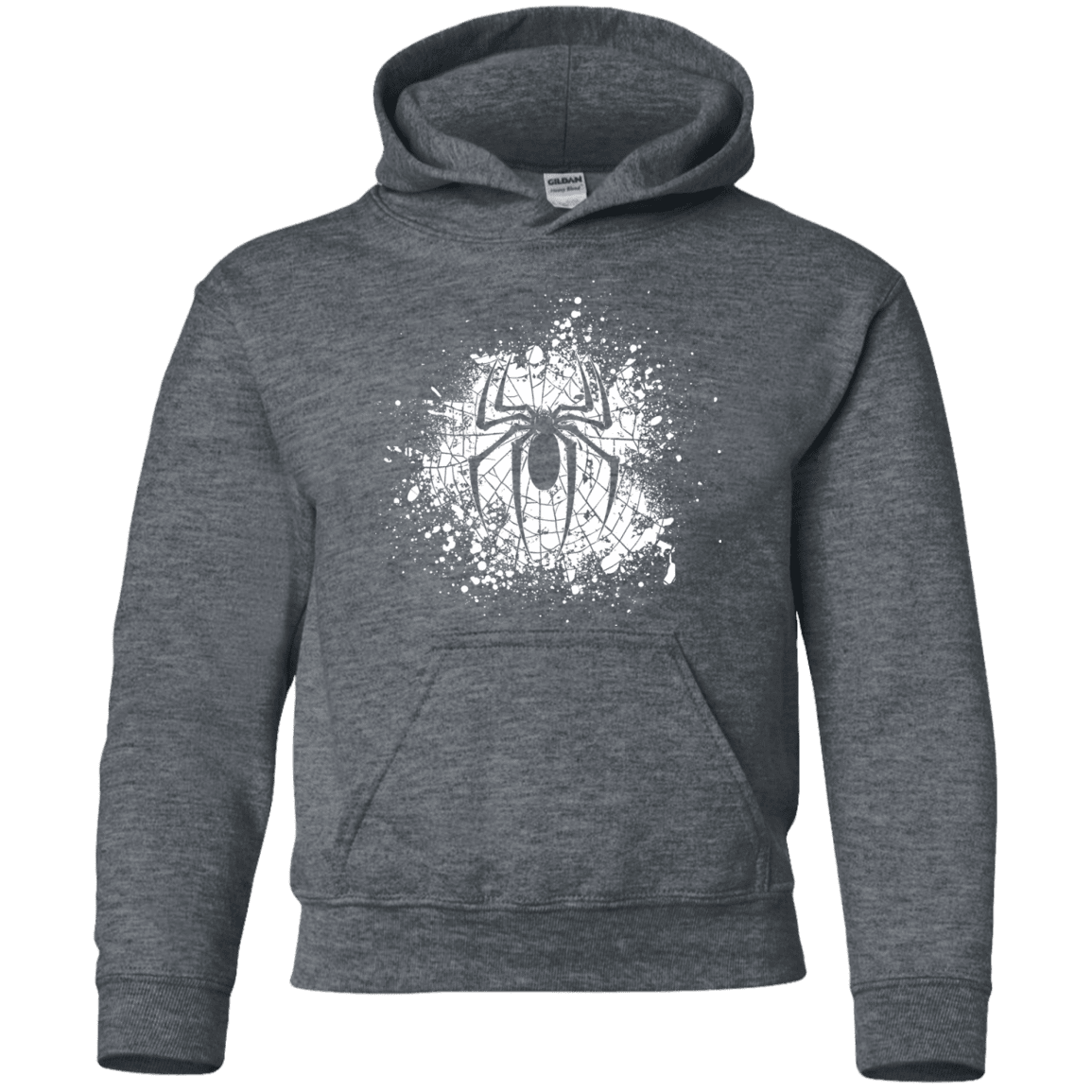 Sweatshirts Dark Heather / YS Arachnophobia Youth Hoodie