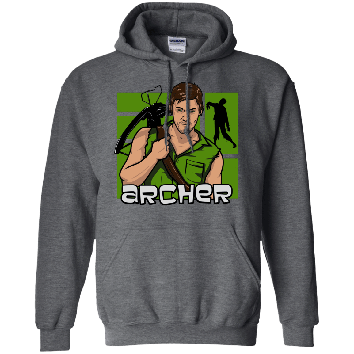 Sweatshirts Dark Heather / Small Archer Pullover Hoodie