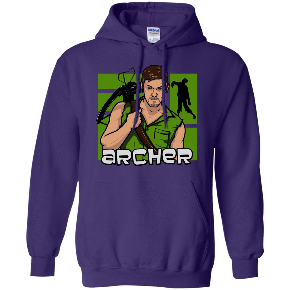 Sweatshirts Purple / Small Archer Pullover Hoodie