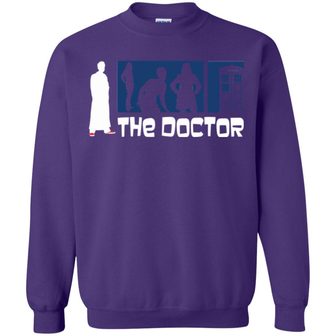 Sweatshirts Purple / Small Archer the Doctor Crewneck Sweatshirt