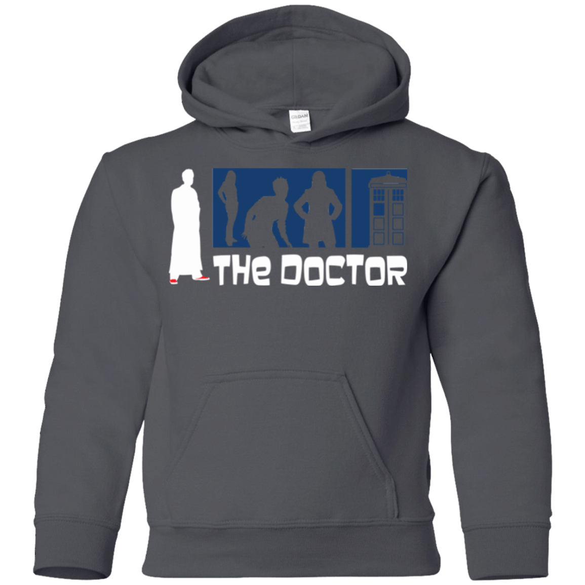 Sweatshirts Charcoal / YS Archer the Doctor Youth Hoodie