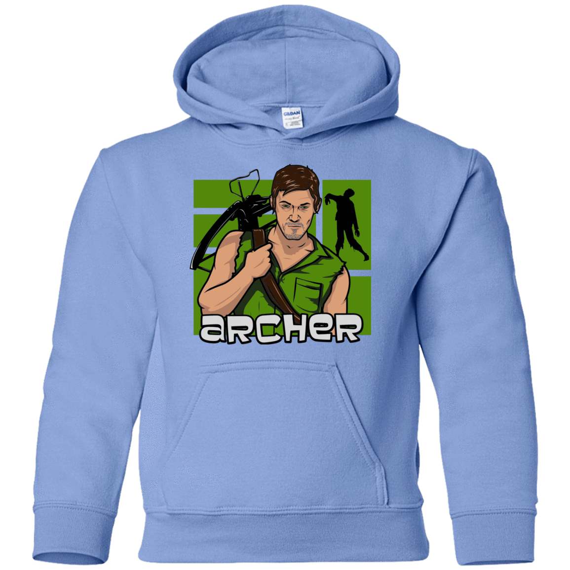 Sweatshirts Carolina Blue / YS Archer Youth Hoodie