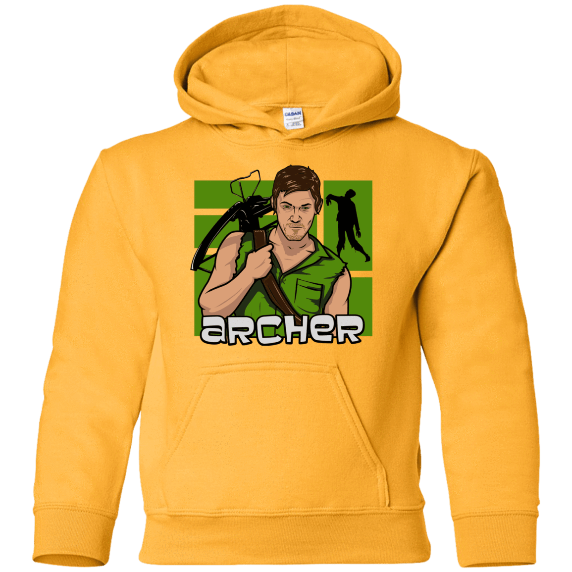 Sweatshirts Gold / YS Archer Youth Hoodie