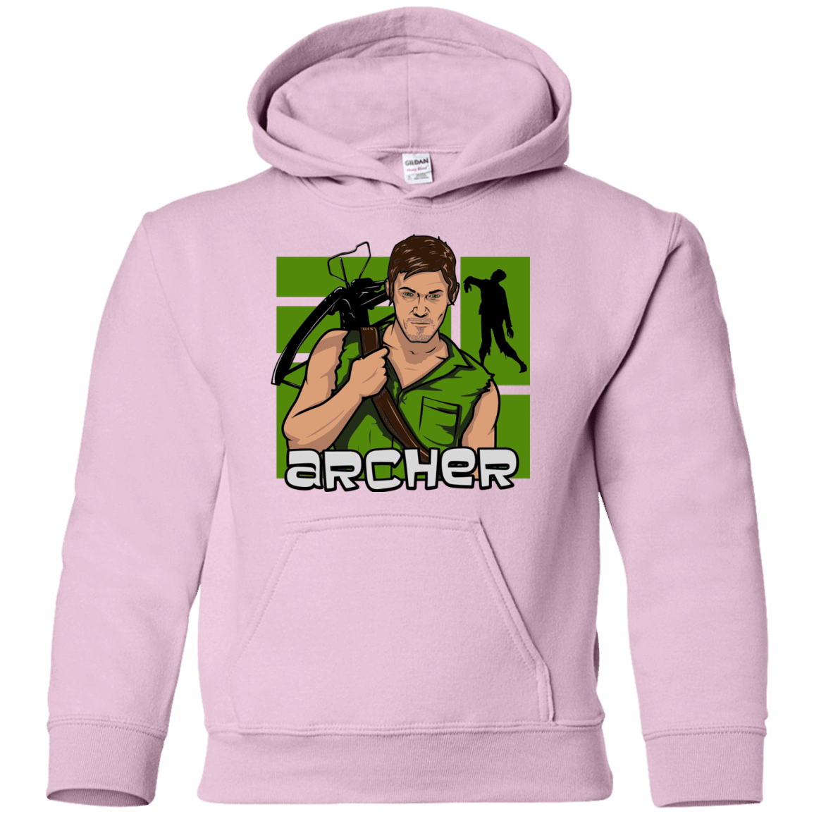 Sweatshirts Light Pink / YS Archer Youth Hoodie