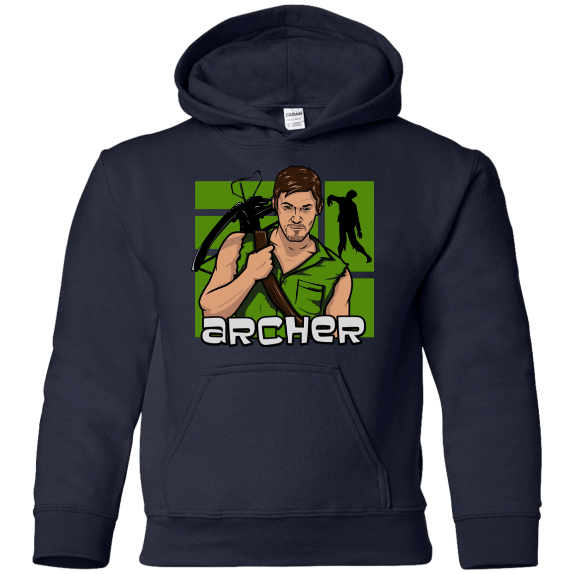 Sweatshirts Navy / YS Archer Youth Hoodie