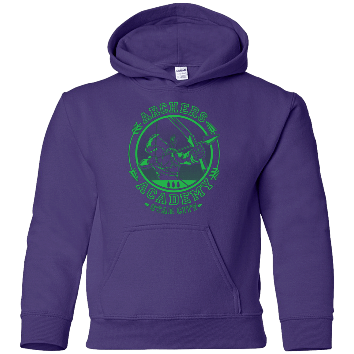 Sweatshirts Purple / YS ARCHERS ACADEMY Youth Hoodie