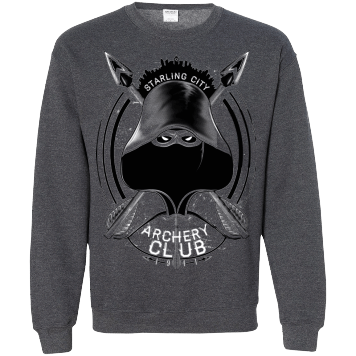 Sweatshirts Dark Heather / Small Archery Club Crewneck Sweatshirt