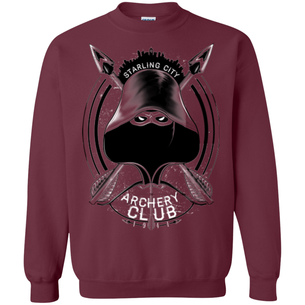 Sweatshirts Maroon / Small Archery Club Crewneck Sweatshirt