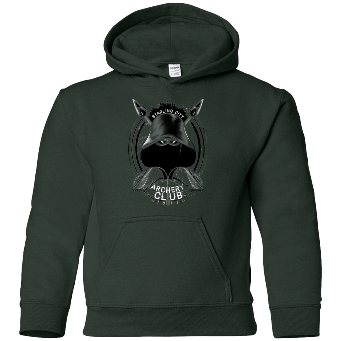 Sweatshirts Forest Green / YS Archery Club Youth Hoodie