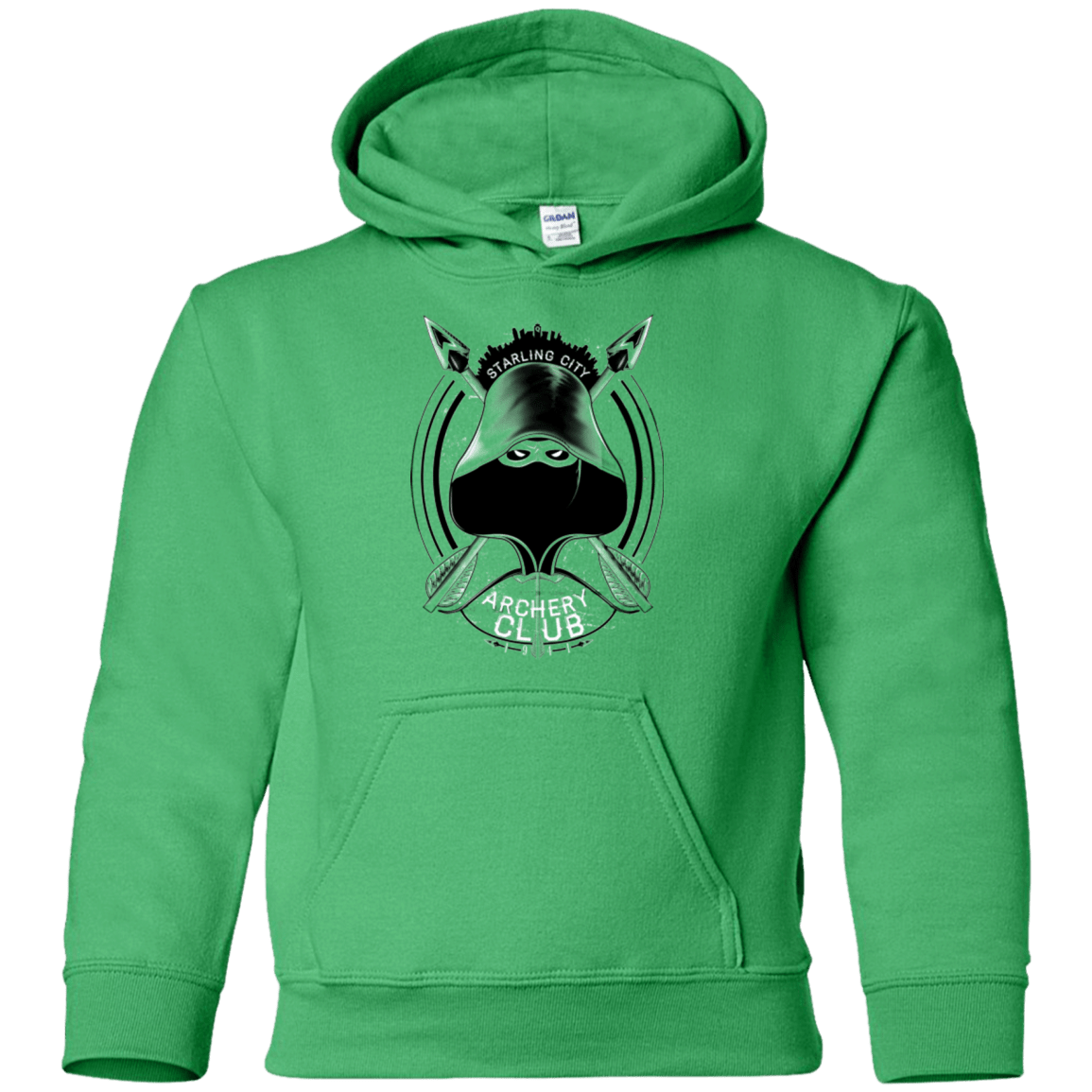 Sweatshirts Irish Green / YS Archery Club Youth Hoodie
