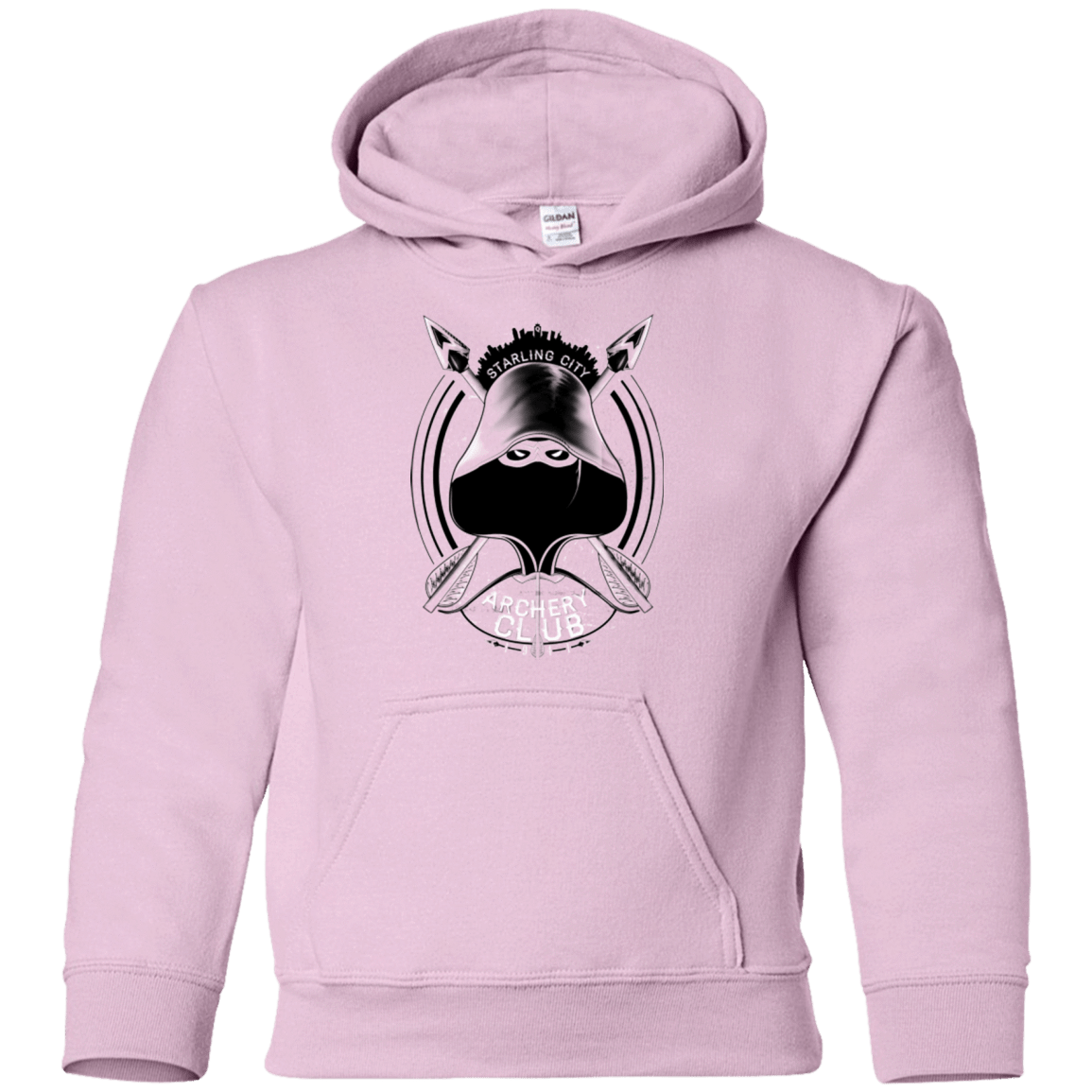 Sweatshirts Light Pink / YS Archery Club Youth Hoodie