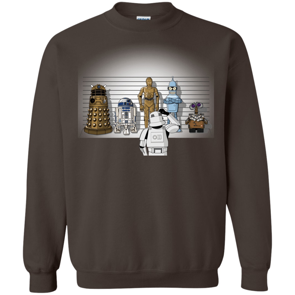 Sweatshirts Dark Chocolate / Small Are These Droids Crewneck Sweatshirt