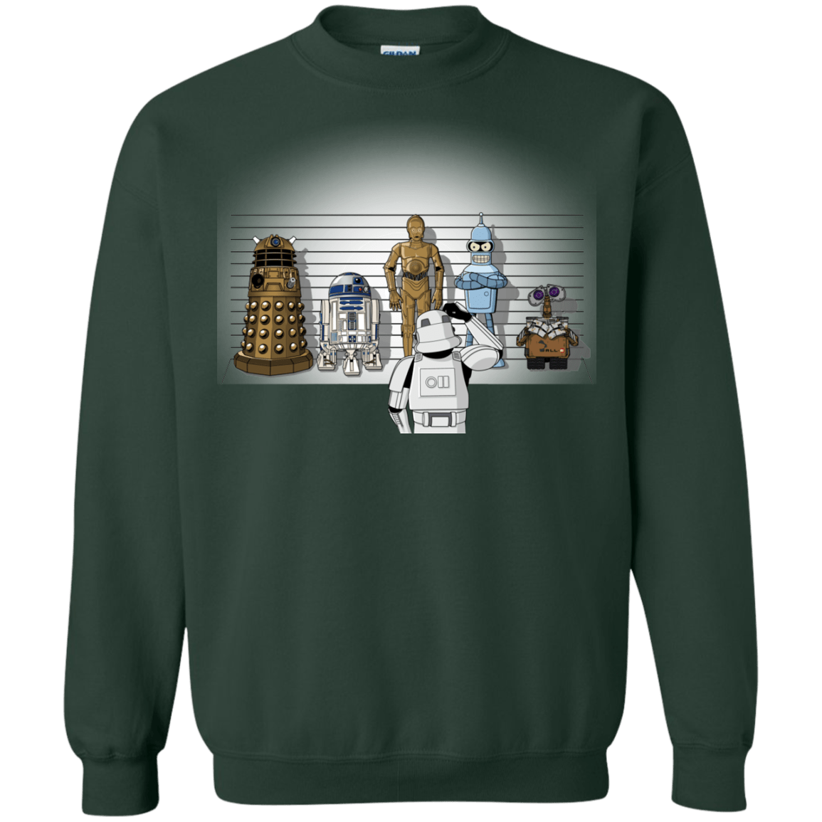 Sweatshirts Forest Green / Small Are These Droids Crewneck Sweatshirt