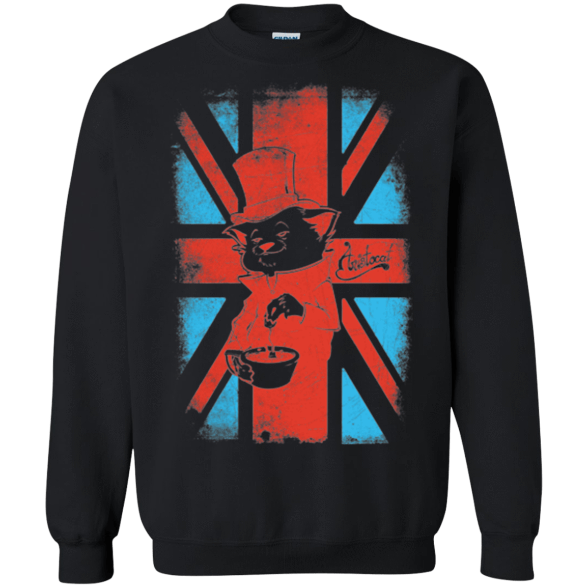 Sweatshirts Black / Small Aristocat Crewneck Sweatshirt