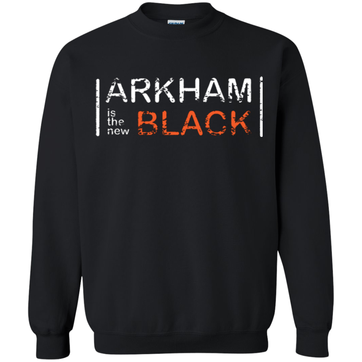 Sweatshirts Black / Small Arkham Black Crewneck Sweatshirt