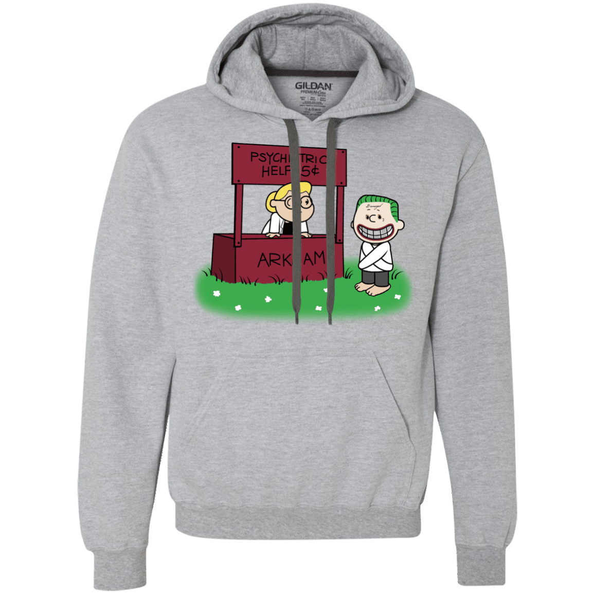 Sweatshirts Sport Grey / Small Arkham Help Premium Fleece Hoodie