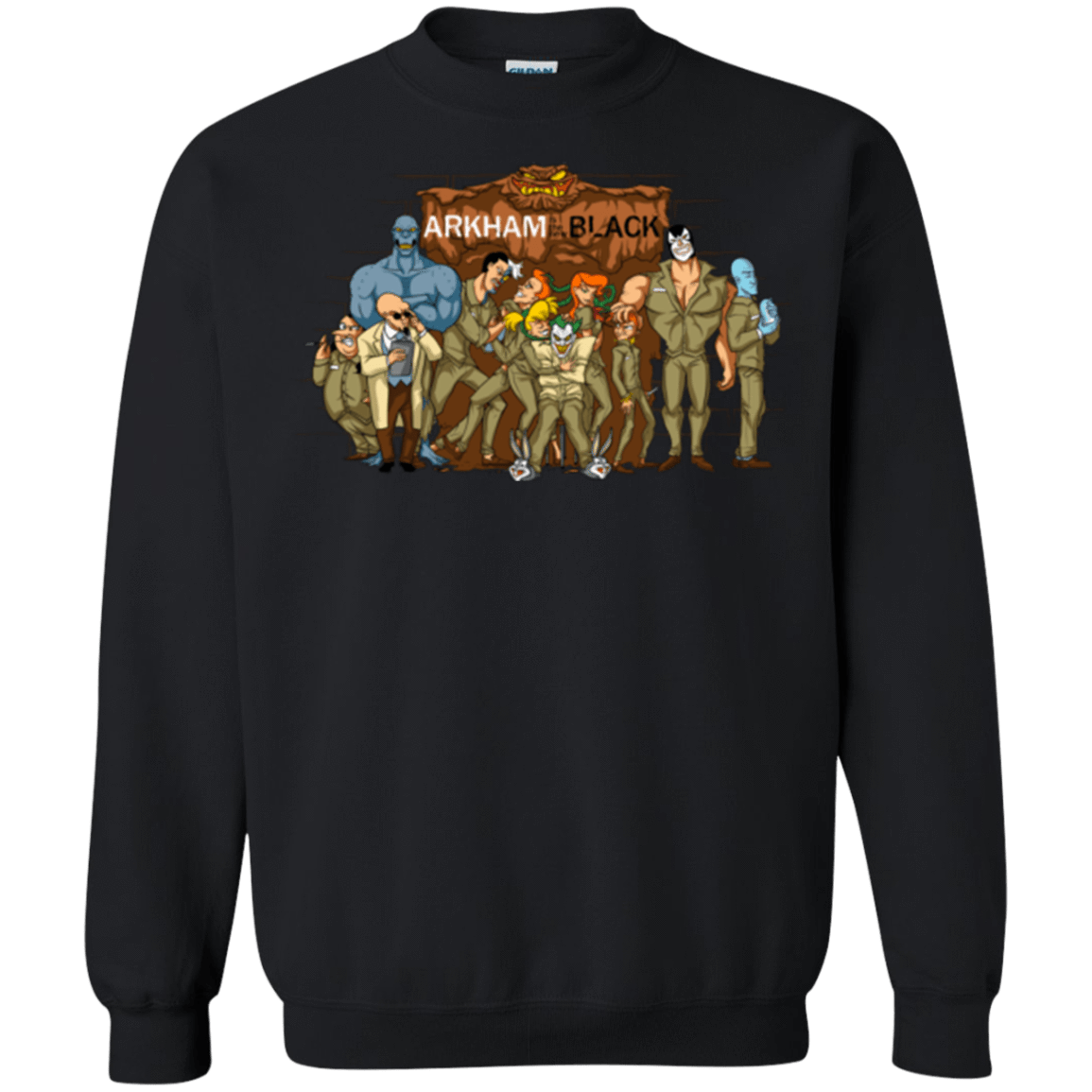 Sweatshirts Black / Small ARKHAM is the new Black Crewneck Sweatshirt