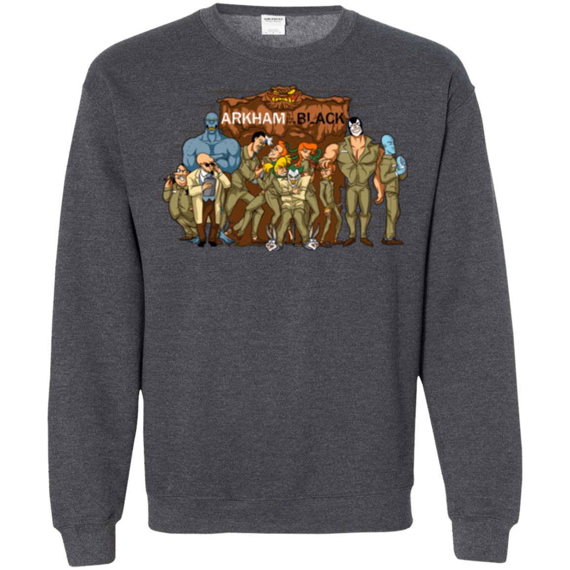 Sweatshirts Dark Heather / Small ARKHAM is the new Black Crewneck Sweatshirt