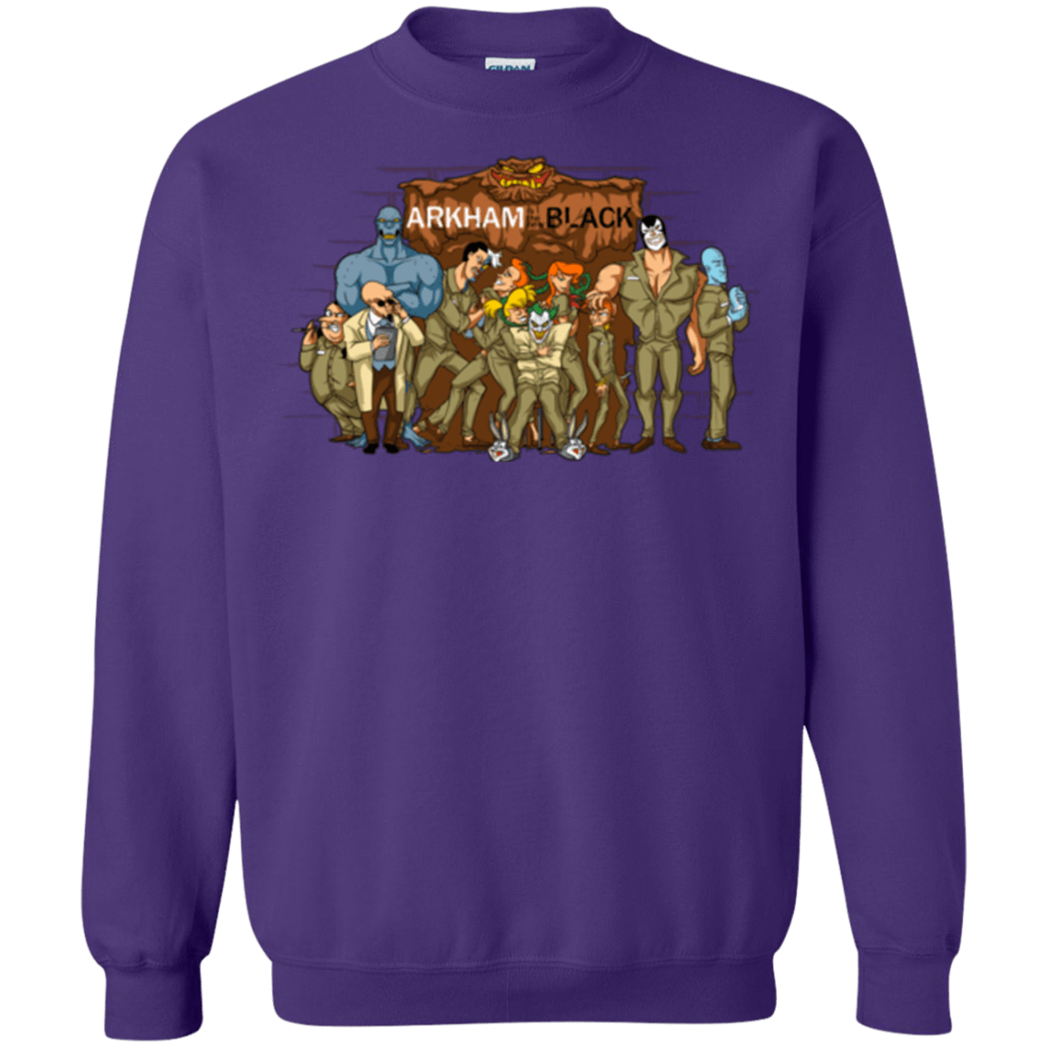 Sweatshirts Purple / Small ARKHAM is the new Black Crewneck Sweatshirt