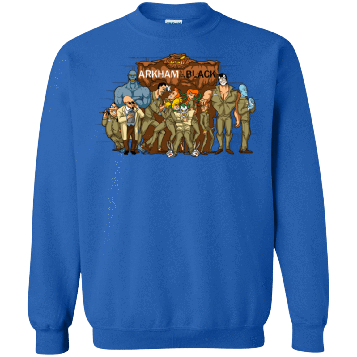 Sweatshirts Royal / Small ARKHAM is the new Black Crewneck Sweatshirt