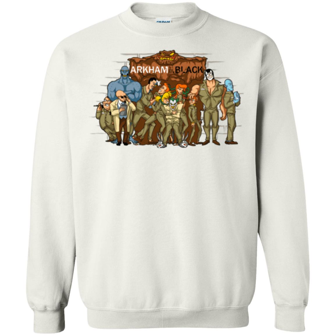 Sweatshirts White / Small ARKHAM is the new Black Crewneck Sweatshirt