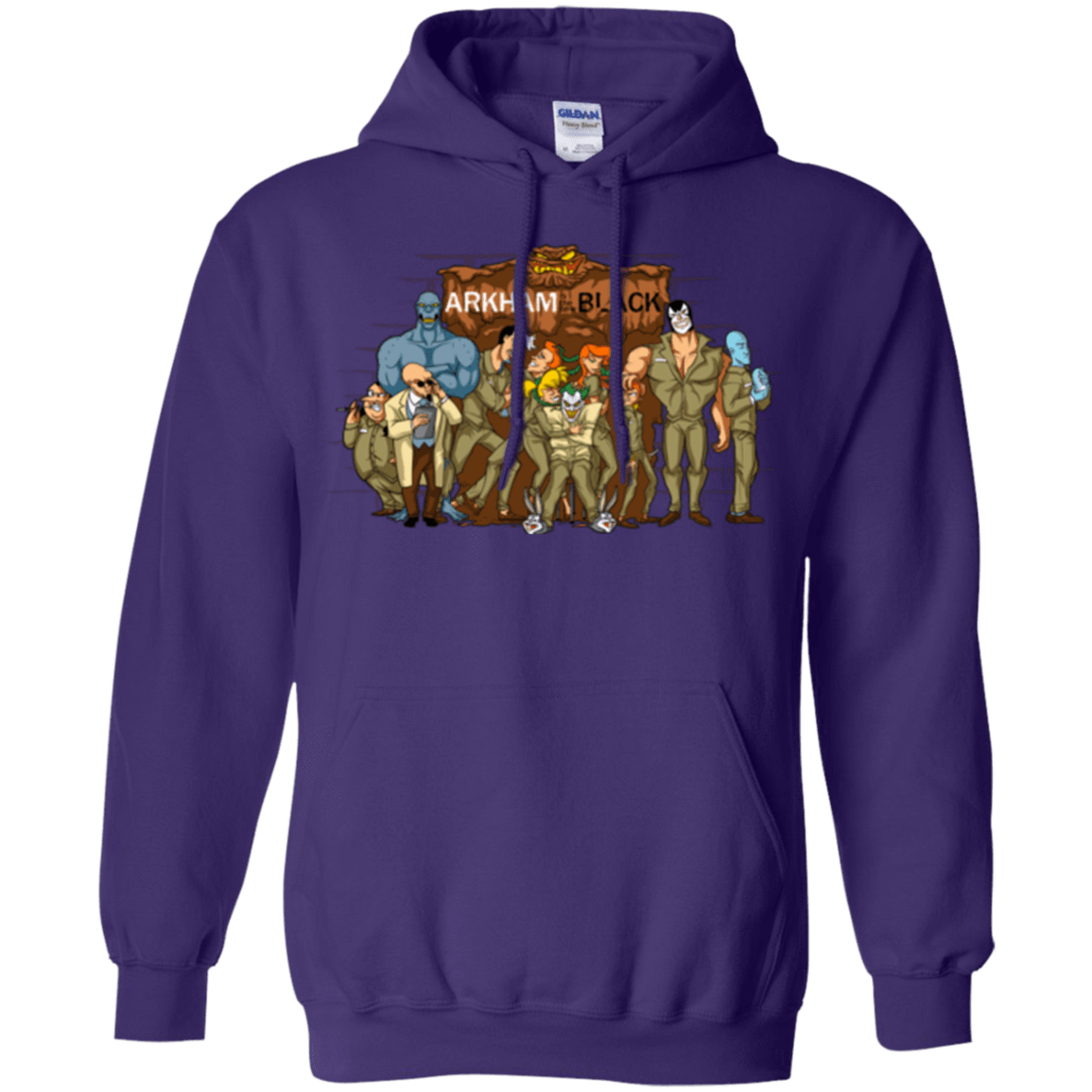 Sweatshirts Purple / Small ARKHAM is the new Black Pullover Hoodie