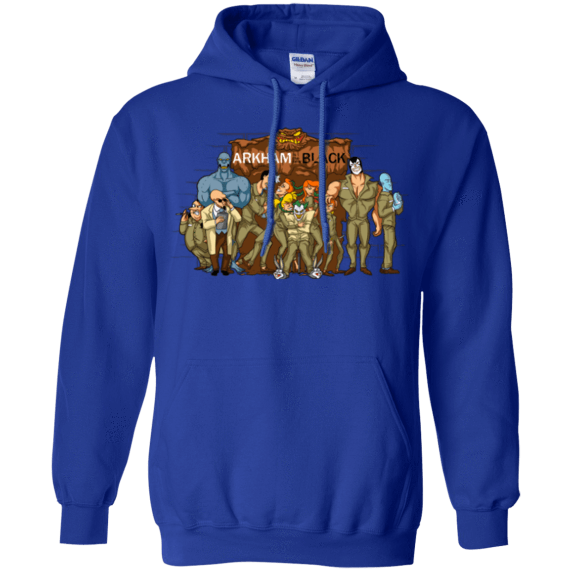 Sweatshirts Royal / Small ARKHAM is the new Black Pullover Hoodie