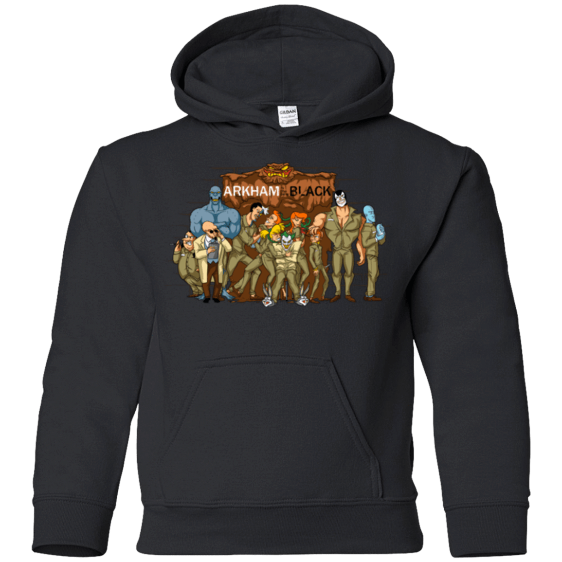 Sweatshirts Black / YS ARKHAM is the new Black Youth Hoodie