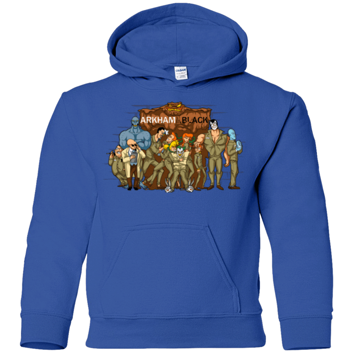 Sweatshirts Royal / YS ARKHAM is the new Black Youth Hoodie