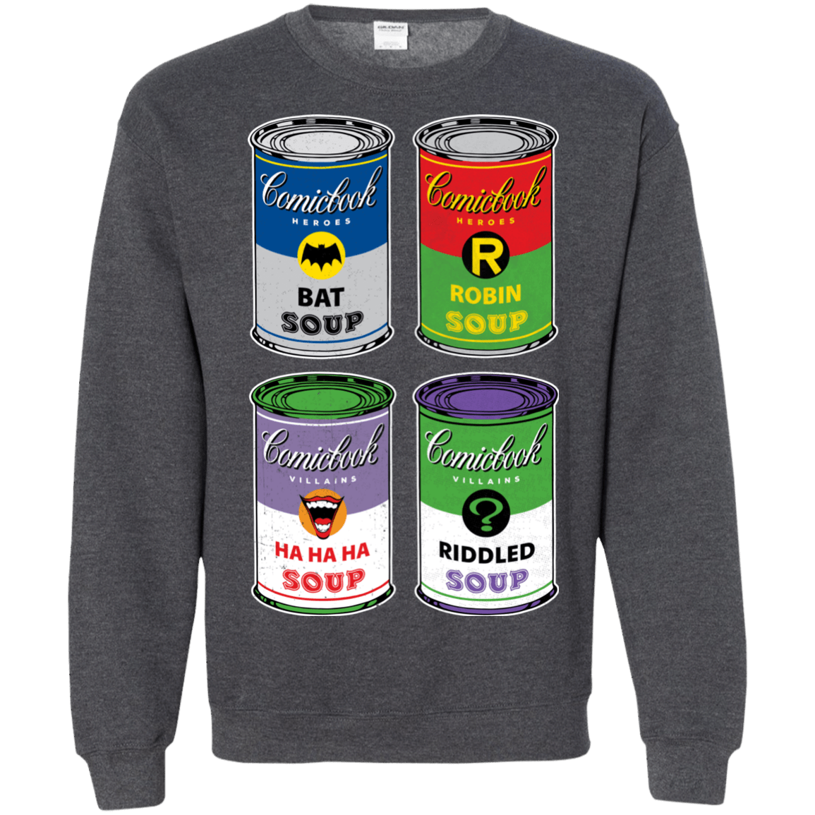 Sweatshirts Dark Heather / Small Arkham Soup Crewneck Sweatshirt