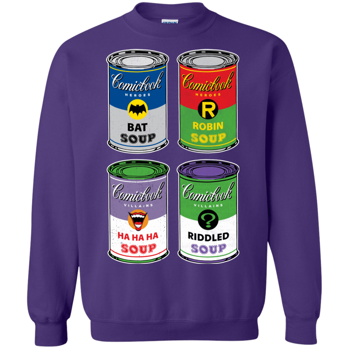 Sweatshirts Purple / Small Arkham Soup Crewneck Sweatshirt