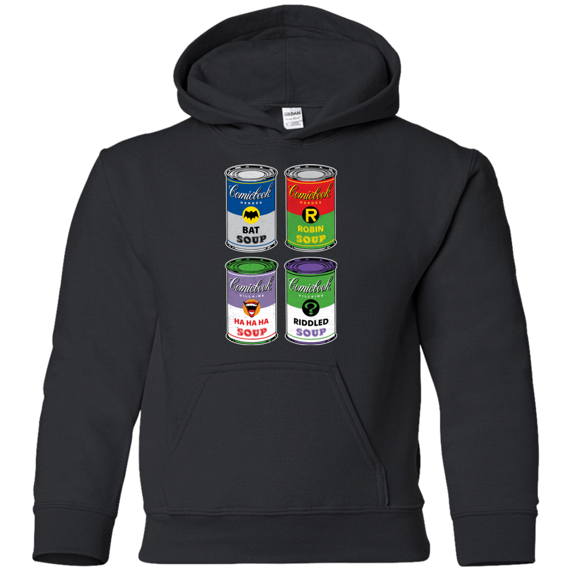 Sweatshirts Black / YS Arkham Soup Youth Hoodie