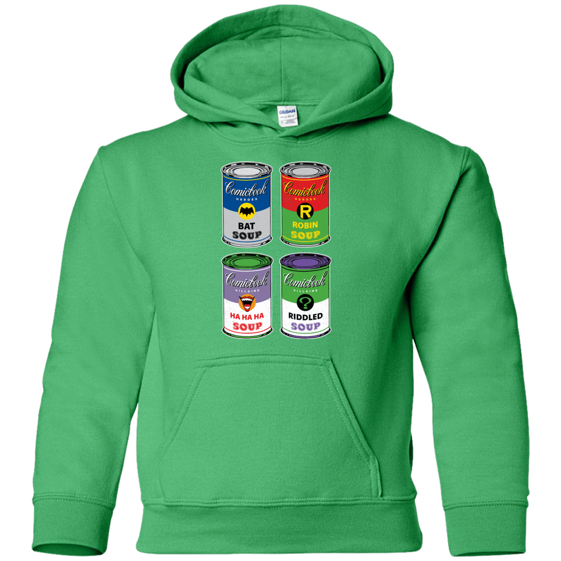 Sweatshirts Irish Green / YS Arkham Soup Youth Hoodie