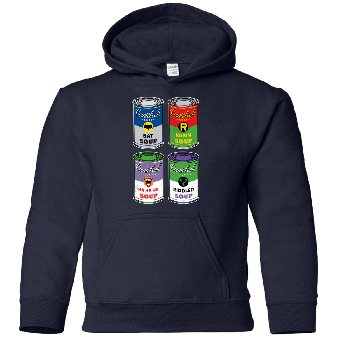 Sweatshirts Navy / YS Arkham Soup Youth Hoodie