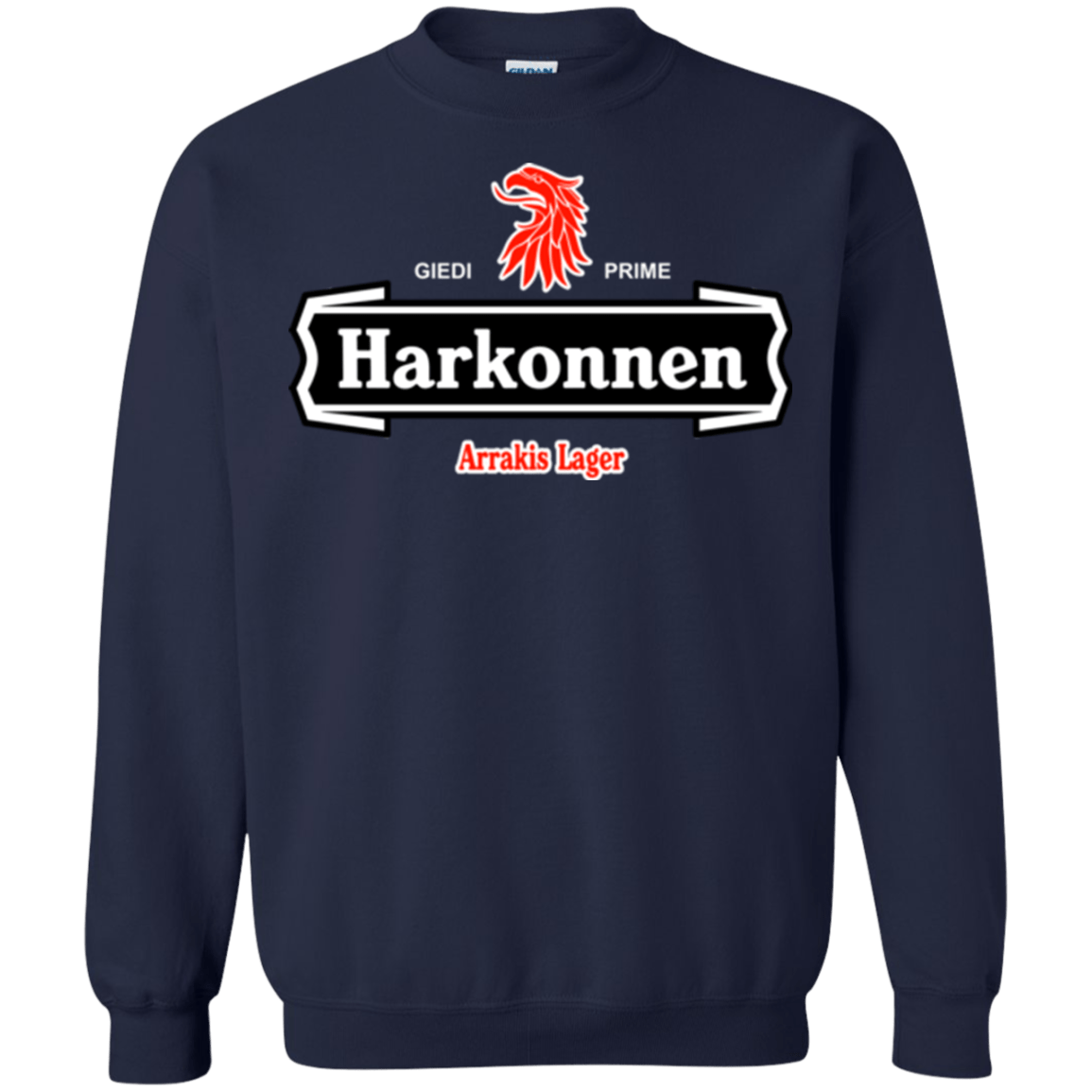 Sweatshirts Navy / Small Arrakis lager Crewneck Sweatshirt
